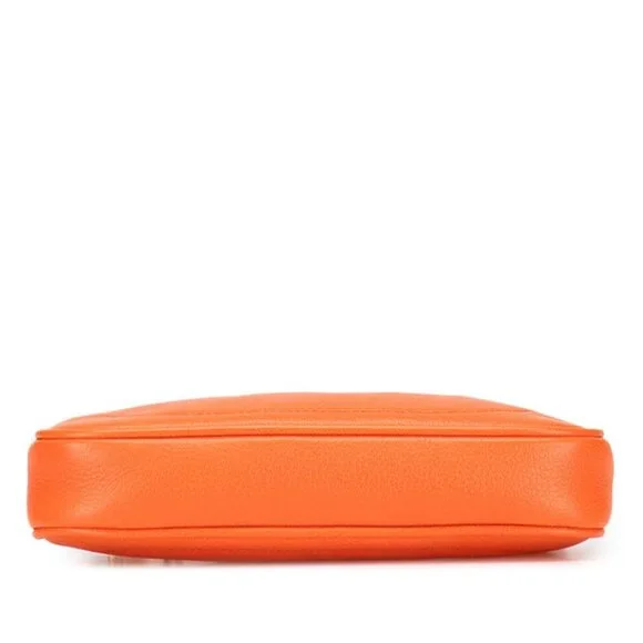 GUCCI Authentic Orange Leather GG Marmont Shoulder Bag - Picture 3 of 10